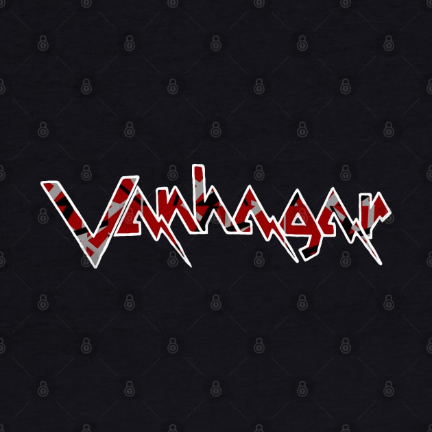 Van Hagar - Original First Album VH logo FrankenStrat Style by RetroZest